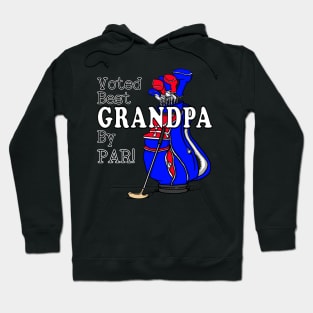 VOTED BEST GRANDPA BY PAR! Golfing Grandpa Hoodie